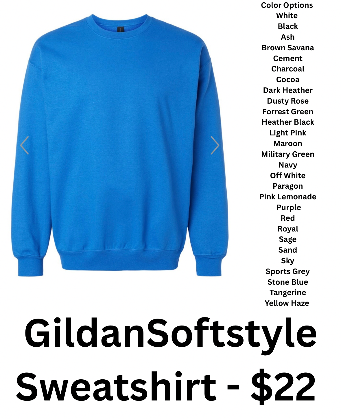 NCIS Gildan Softsyle Sweatshirt