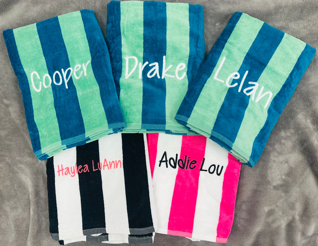 Personalized Beach Towel