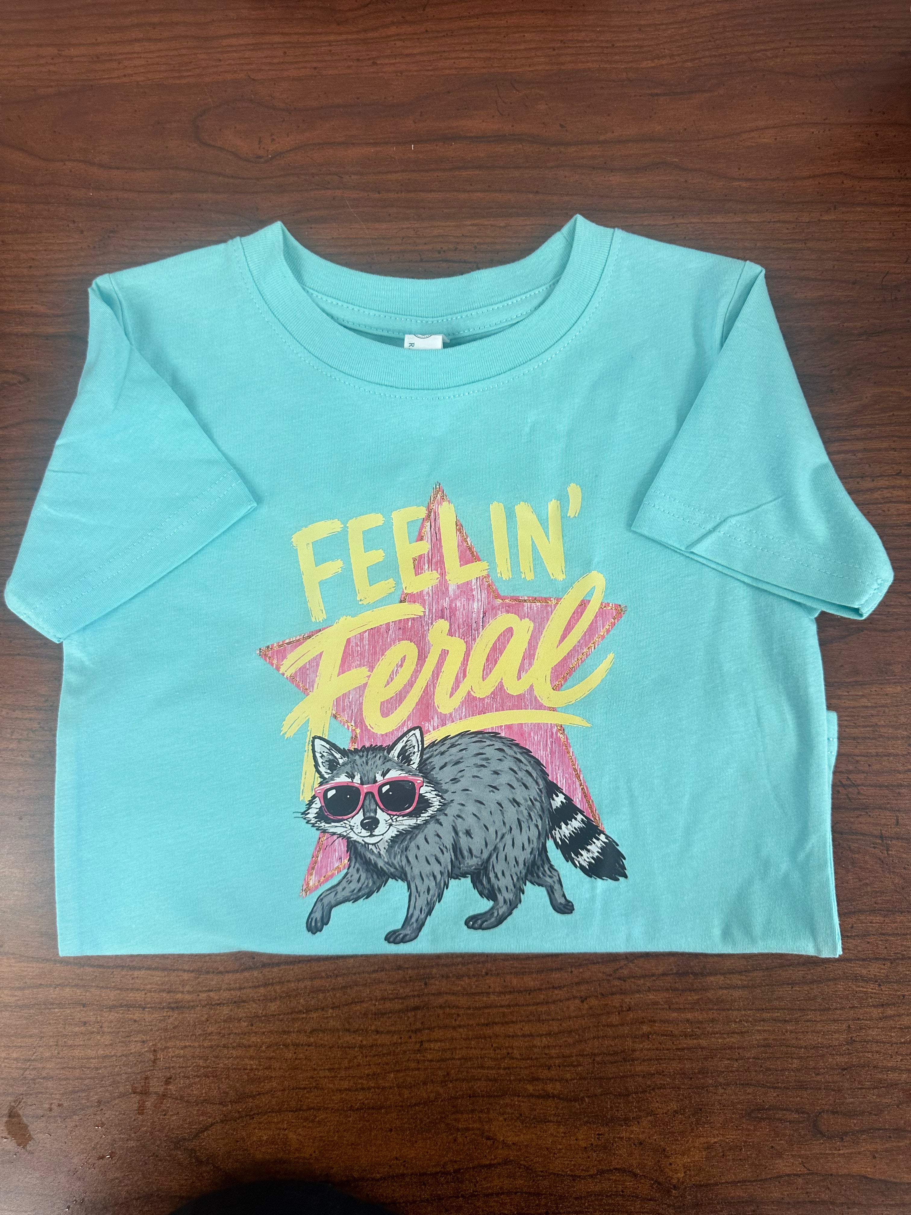 Feelin’ Feral Racoon Tshirt