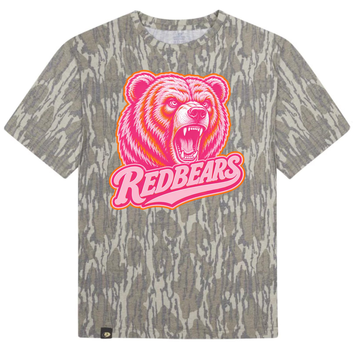 School Mascot Mossy Oak Tee