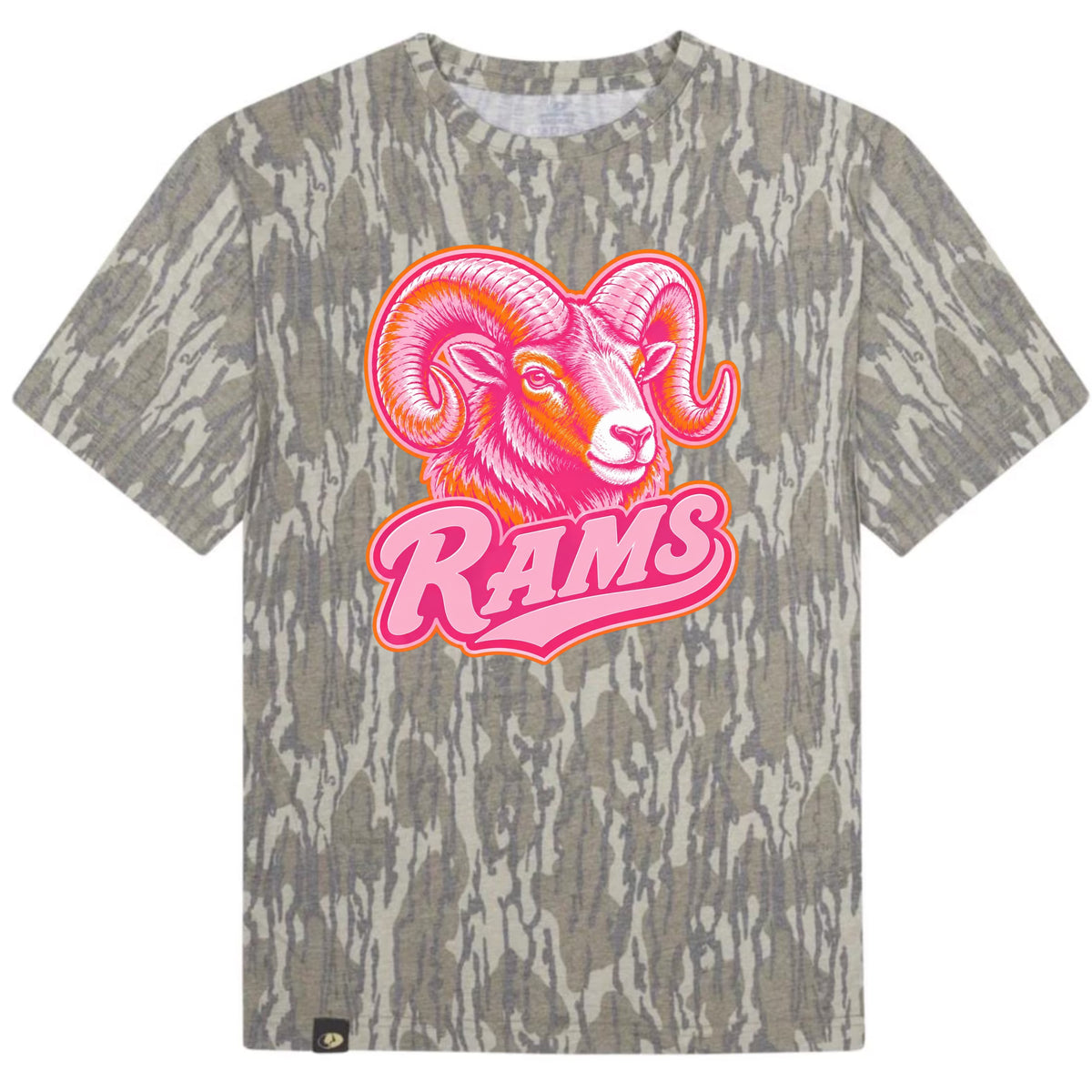 School Mascot Mossy Oak Tee