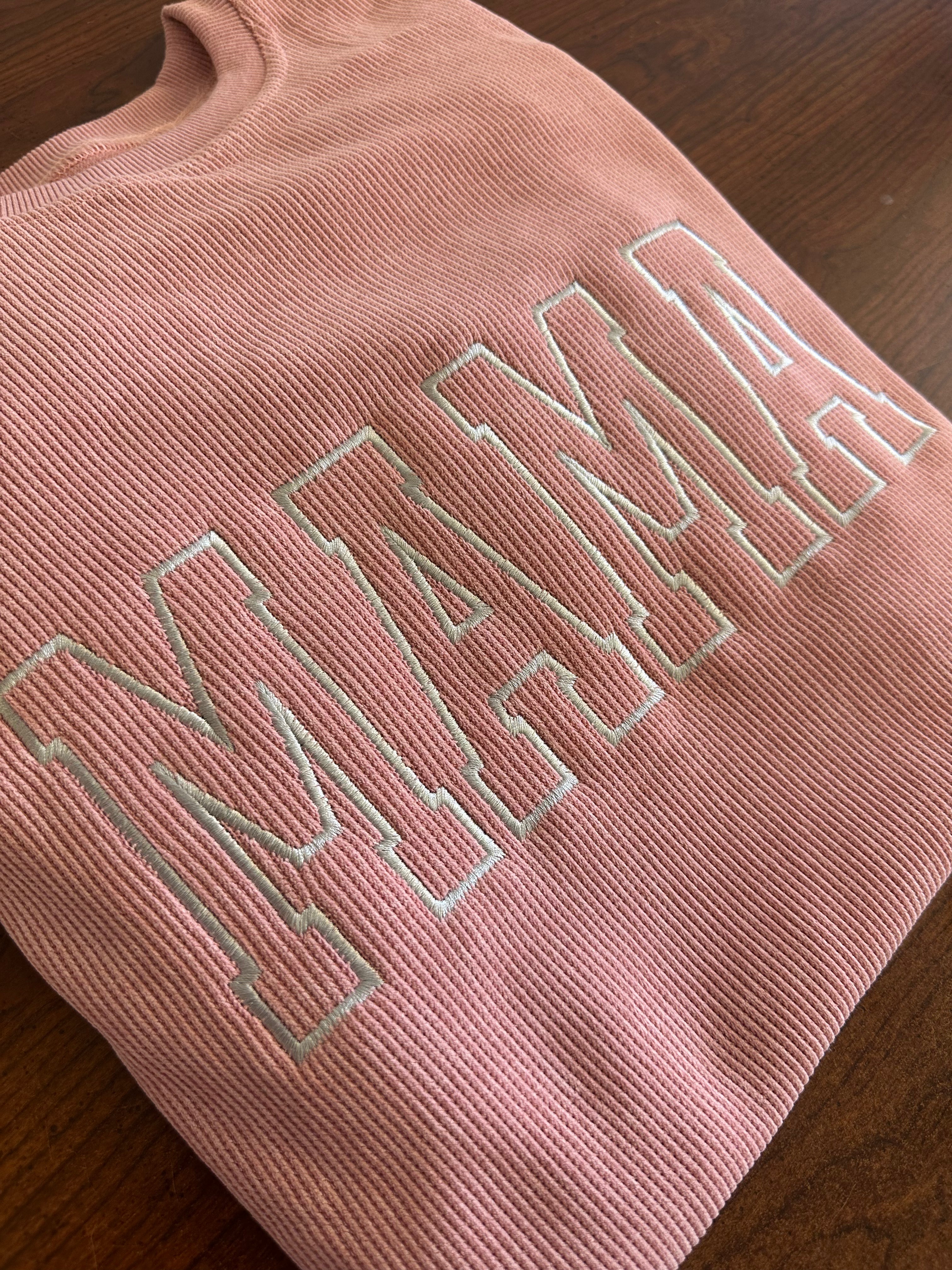 MAMA Ribbed Sweatshirt