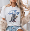Bad Day to Be a Hot Dog | Funny Patriotic Raccoon Comfort Colors Tee