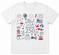 The Summer USA Turned 250 | Patriotic Fourth of July Graphic Tee