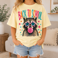 Back to School Raccoon DTF Youth Tee