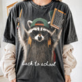 Back to School Raccoon DTF Tee